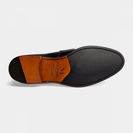 картинка Чёрные лоферы Michel Finn Black от магазина  Michelshoes