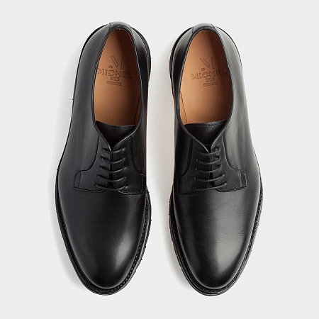 картинка Чёрные дерби Michel 30121 Boxcalf Black от магазина  Michelshoes