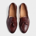 картинка Тёмно-коричневые лоферы Michel 30180 Dark Brown от магазина  Michelshoes