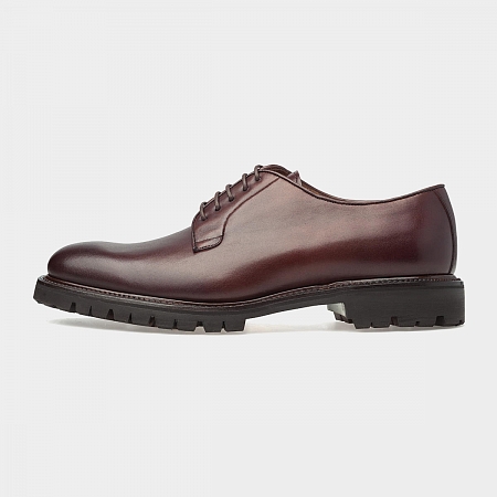 картинка Тёмно-коричневые дерби Michel 30121 Dark Brown от магазина  Michelshoes