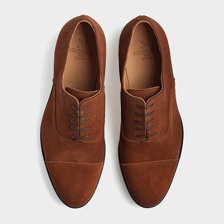 картинка Коричневые оксфорды Michel 9971 Whisky Suede от магазина  Michelshoes