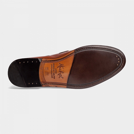 картинка Коричневые лоферы Michel Mitgard L Cognac от магазина  Michelshoes