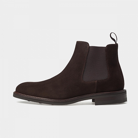 картинка Тёмно-коричневые ботинки Michel 31302 Cafe Suede от магазина  Michelshoes