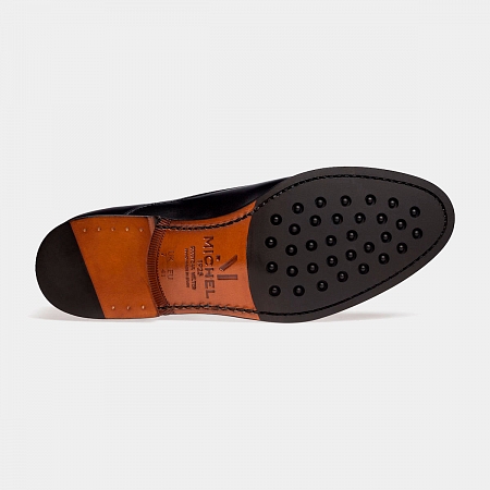 картинка Чёрные монки Michel 9923 Rubber Sole Black от магазина  Michelshoes
