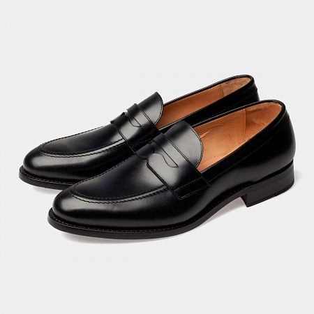 картинка Чёрные лоферы Michel Finn Black от магазина  Michelshoes