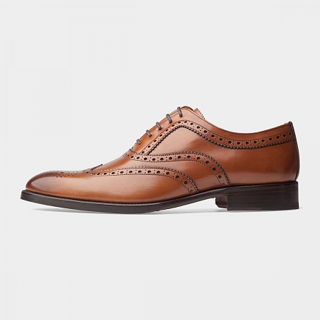 картинка Коричневые броги Michel Lafayette Cognac Vegano от магазина  Michelshoes