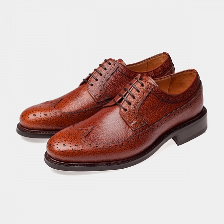 картинка Коричневые броги Michel Basil Cognac от магазина  Michelshoes