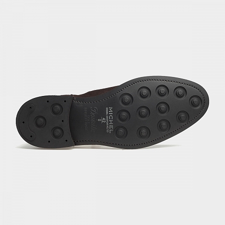 картинка Тёмно-коричневые ботинки Michel 31302 Cafe Suede от магазина  Michelshoes