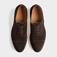 картинка Коричневые оксфорды Michel 9971 Brown Suede от магазина  Michelshoes
