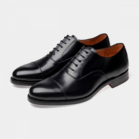 картинка Чёрные оксфорды Michel 9971 Rubber Sole Black от магазина  Michelshoes